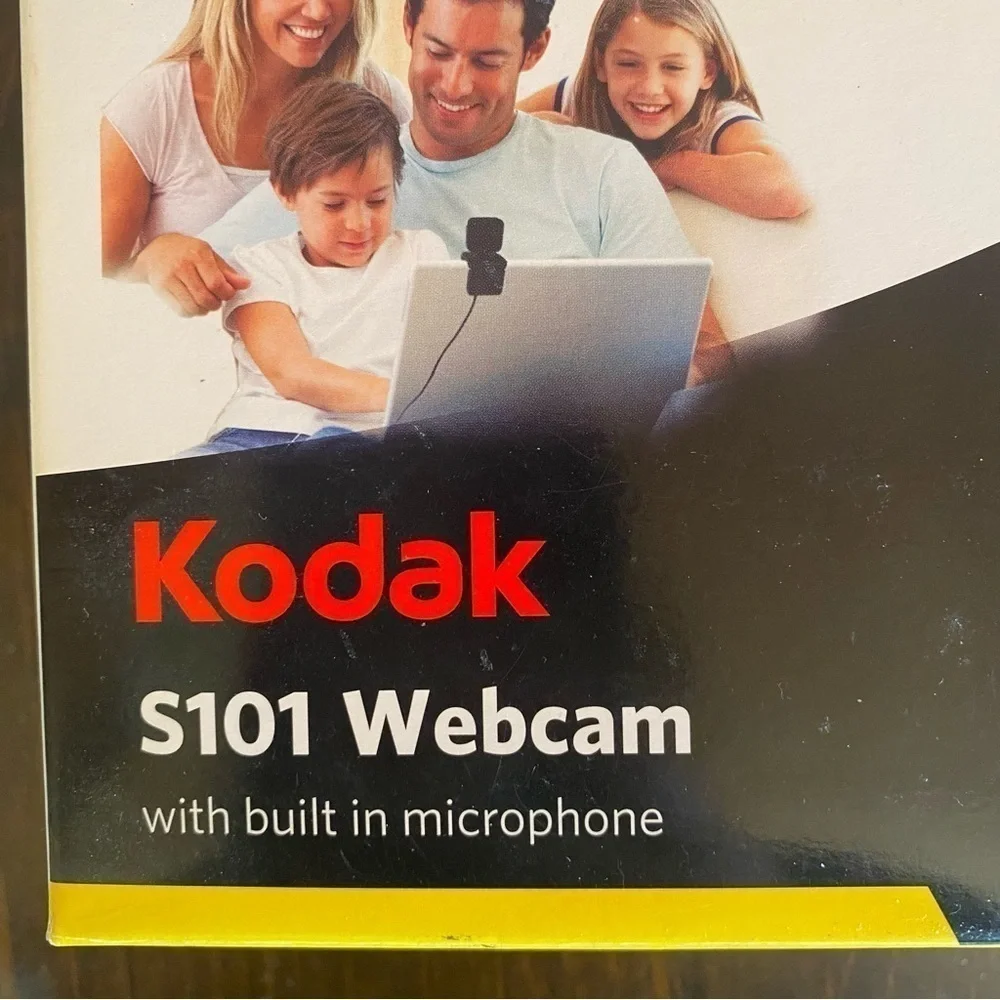 NEW Kodak Webcam Built In Microphone S101 Package Mac or Windows NEW